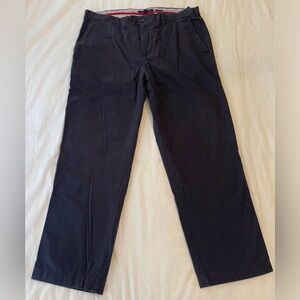 Men’s Tommy Hilfiger Classic Fit Navy Blue 100% Cotton Slacks Pants